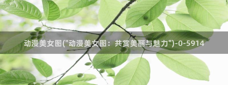 精灵之森动漫：动漫美女图(\